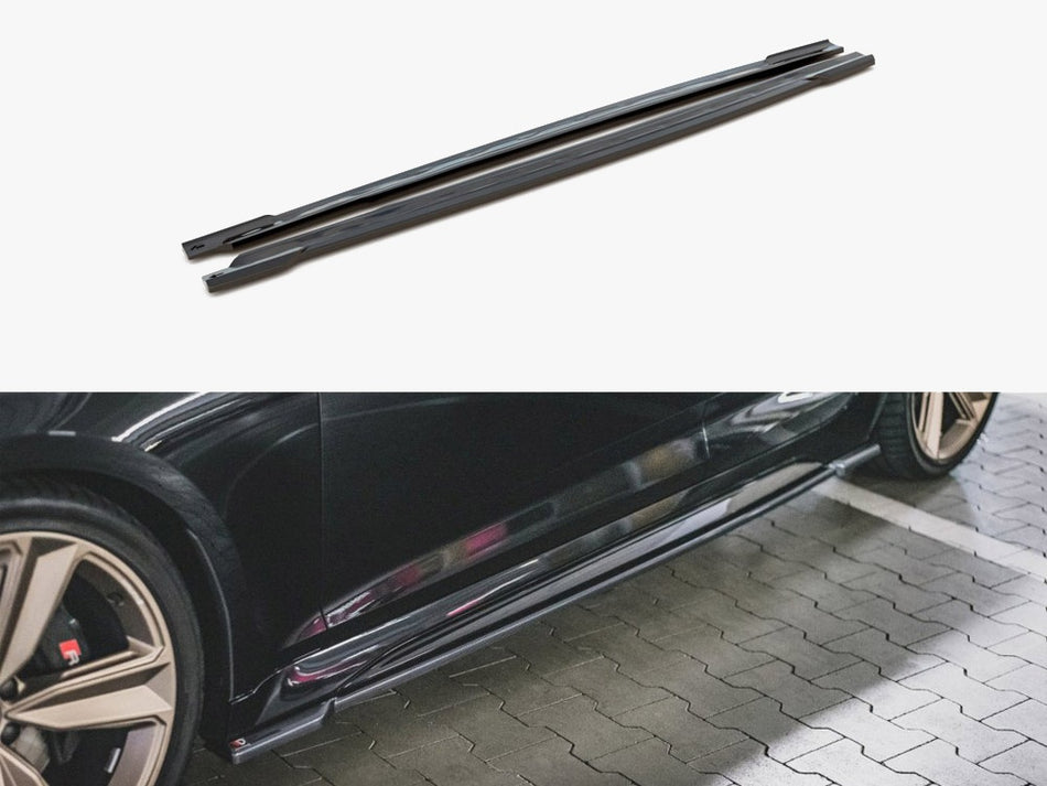 Maxton Design Side Skirts Diffusers Audi RS5 Sportback F5 Facelift - AU-RS5-2F-SB-SD1G - Image 1