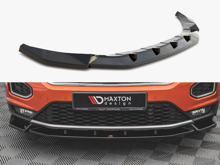Maxton Design Front Splitter V.2 VW T-Roc Mk1 - VW-T-ROC-1-FD2G - Image 1