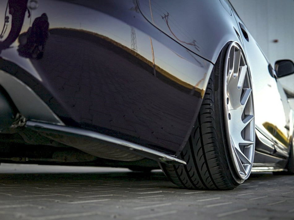 Maxton Design Rear Side Splitters Audi A6 C6 S-line Facelift Sedan (2008-2011) - Carbon Look - AU-A6-C6F-SLINE-RSD1C - Image 2