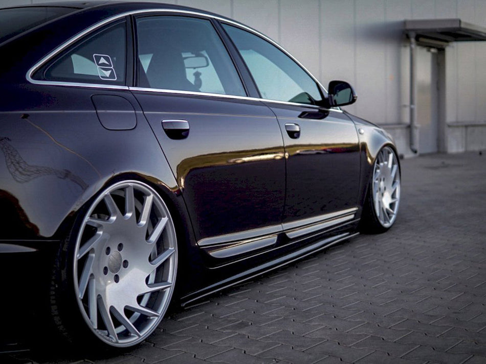 Maxton Design Side Skirt Diffusers Audi A6 S-line C6/ C6 FL (2004-2011) - AU-A6-C6-SLINE-SD1G - Image 2