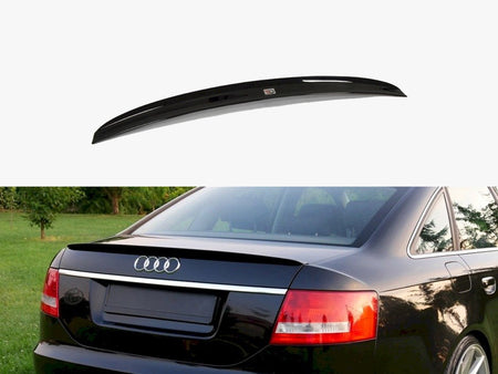 Maxton Design Spoiler CAP Audi A6 S-Line C6 Sedan - Textured - AU-A6-C6-SLINE-CAP1T - Image 1
