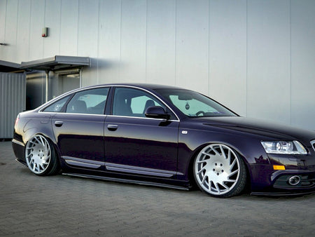 Maxton Design Side Skirts Splitters Audi A6 C6 S-line Pre-facelift (2004-2008) - AU-A6-C6-SLINE-SD1G - Image 2