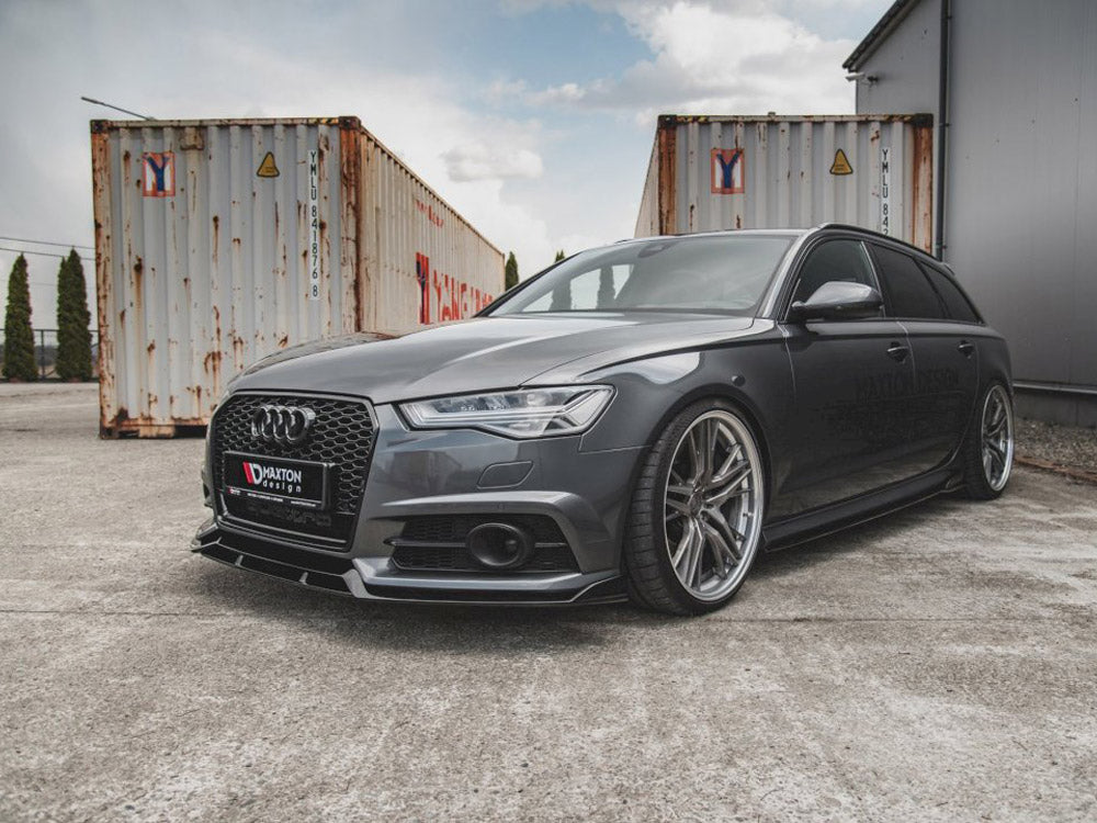 Maxton Design Front Splitter Audi A6 / A6 C7 S-Line / S6 C7 Facelift - AU-S6-C7F-FFD1FP - Image 3
