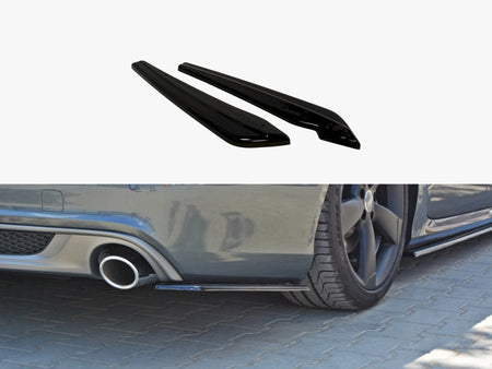 Maxton Design Rear Side Splitters Audi A6 C7 S-Line Avant (2011-2014) - AU-A6-C7-SLINE-AV-RSD1G - Image 1