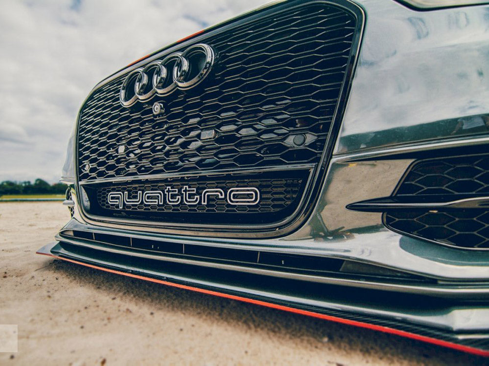 Maxton Design Front Racing Splitter Audi S6 / A6 C7 S-line (2 Splitters = 1 SET) (2011-2014) - AU-A6-C7-SLINE-FD2+CNCA - Image 3