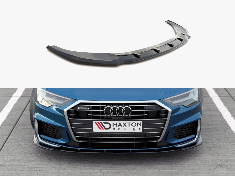 Maxton Design Front Splitter V.2 Audi A6 S-Line / S6 C8 / C8 Facelift - AU-A6-C8-SLINE-FD2G - Image 1