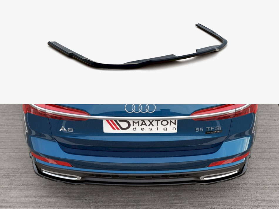 Maxton Design Central Rear Splitter Audi A6 S-Line C8 - AU-A6-C8-SLINE-RD1G - Image 1