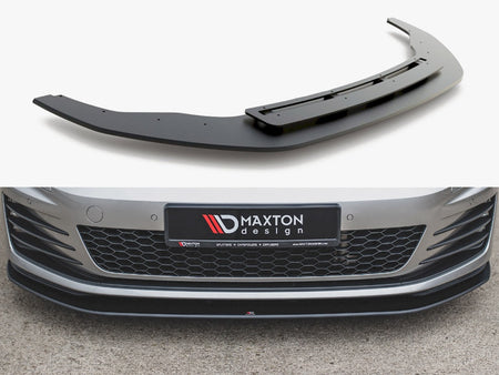 Maxton Design Street PRO Front Splitter VW Golf Mk7 GTI / GTD - VWGO7GTICNC-FD2B - Image 1