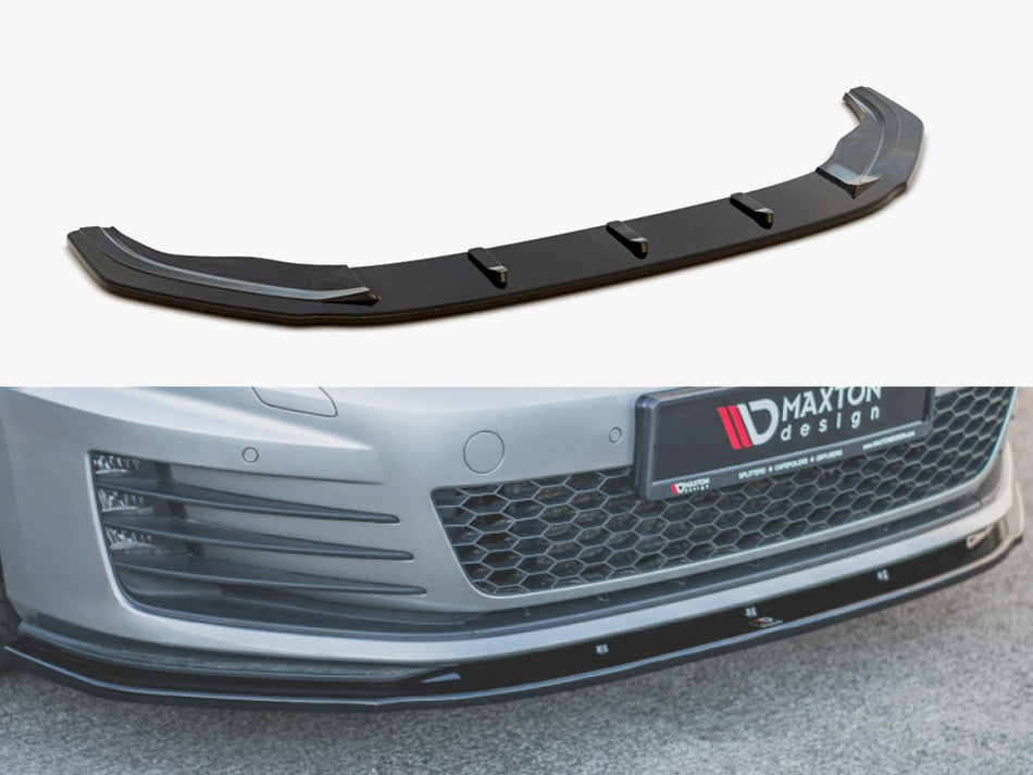 Maxton Design Front Splitter V.1 VW Golf 7 GTI / GTD - VW-GO-7-GTI-FD1G - Image 1