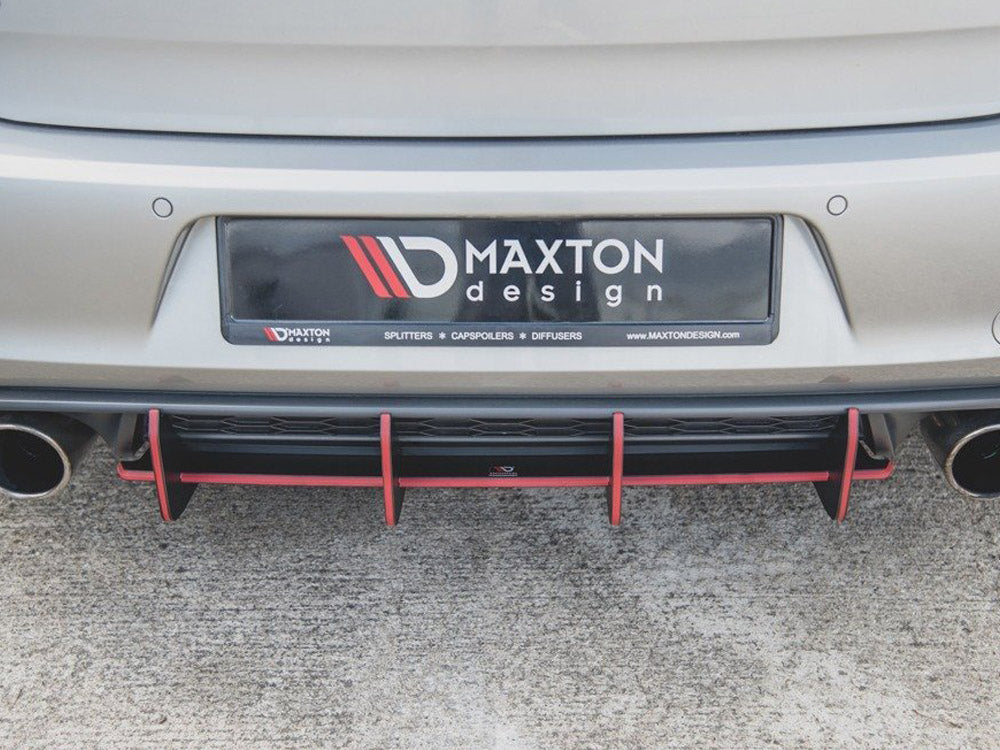 Maxton Design Street PRO Rear Diffuser V.1 VW Golf Mk7 GTI - VWGO7GTICNC-RS1B - Image 3