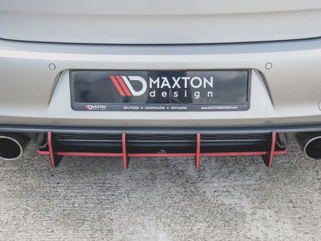 Maxton Design Street PRO Rear Diffuser V.1 VW Golf Mk7 GTI - VWGO7GTICNC-RS1B - Image 3