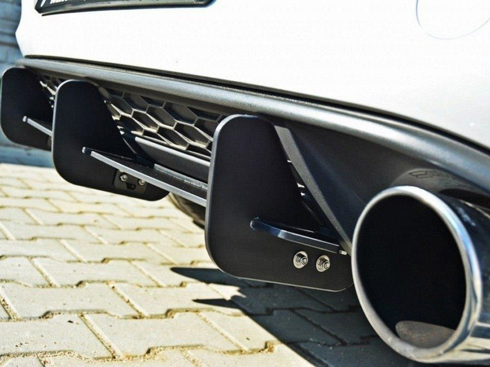 Maxton Design VW Golf MK7 GTI Rear Diffuser &amp; Rear Side Splitters - VW-GO-7-GTI-CNC-RS1A - Image 4