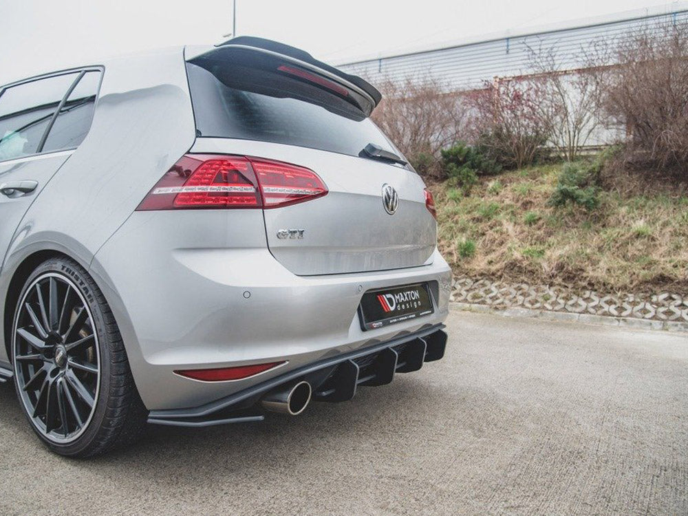 Maxton Design Street PRO Rear Diffuser V.2 VW Golf Mk7 GTI - VWGO7GTICNC-RS2B - Image 4