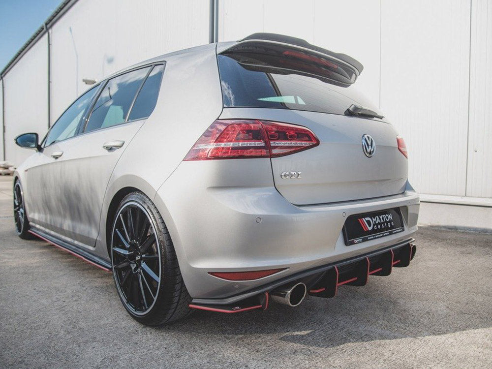Maxton Design Street PRORear Side Splitters V.1 VW Golf Mk7 GTI - VWGO7GTICNC-RSD1B - Image 3