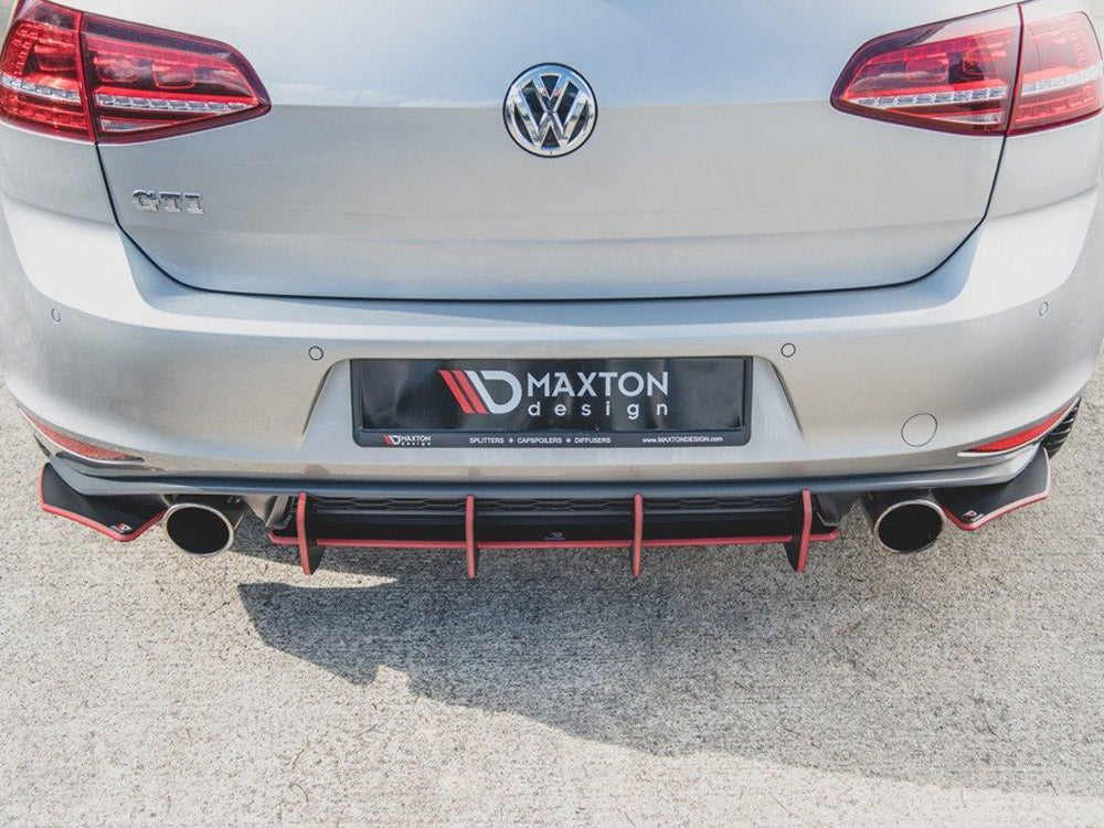 Maxton Design Street PRO Rear Side Splitters V.2 VW Golf Mk7 GTI - VWGO7GTICNC-RSD2B - Image 3