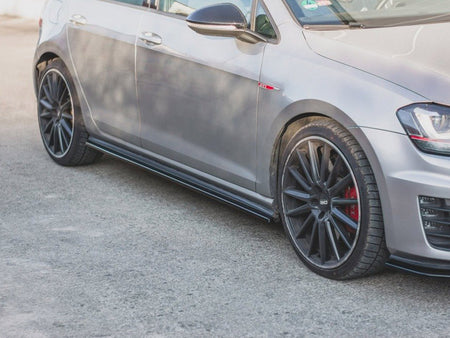 Maxton Design Side Skirts Diffusers V.2 VW Golf 7 GTI (narrow) - VW-GO-7/7F-GTI-SD2G - Image 3