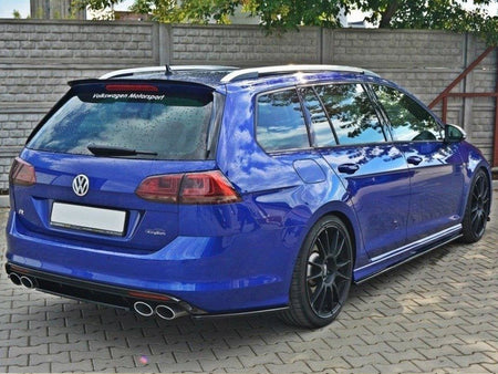 Maxton Design Central Rear Splitter VW Golf R Mk7 Estate - Textured - VW-GO-7-R-VA-RD1T - Image 3