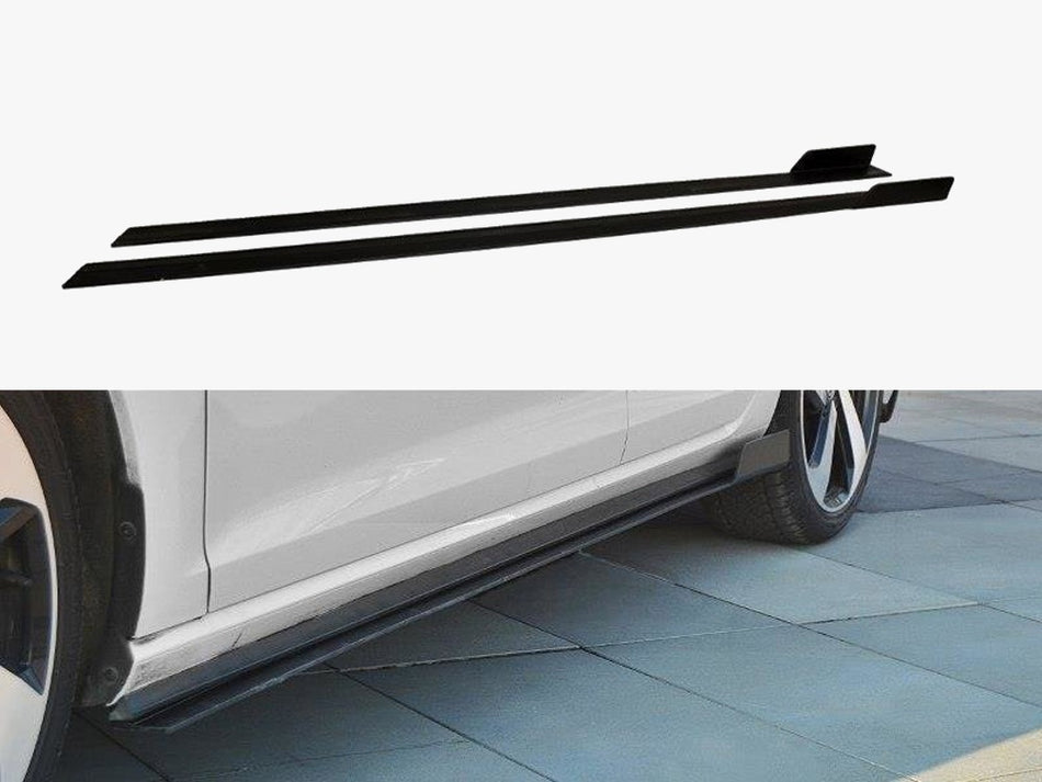 Maxton Design Racing Side Skirts Diffusers VW Golf GTI 7.5 (2017-) - VW-GO-7F-GTI-CNC-SD1A - Image 1