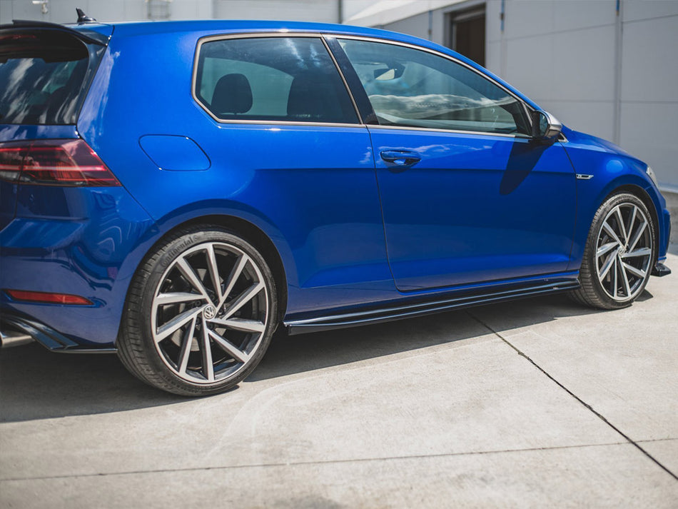 Maxton Design Side Skirts Diffusers V.4 Volkswagen Golf R / R-Line Mk7 Facelift - VW-GO-7F-R-SD4G - Image 2