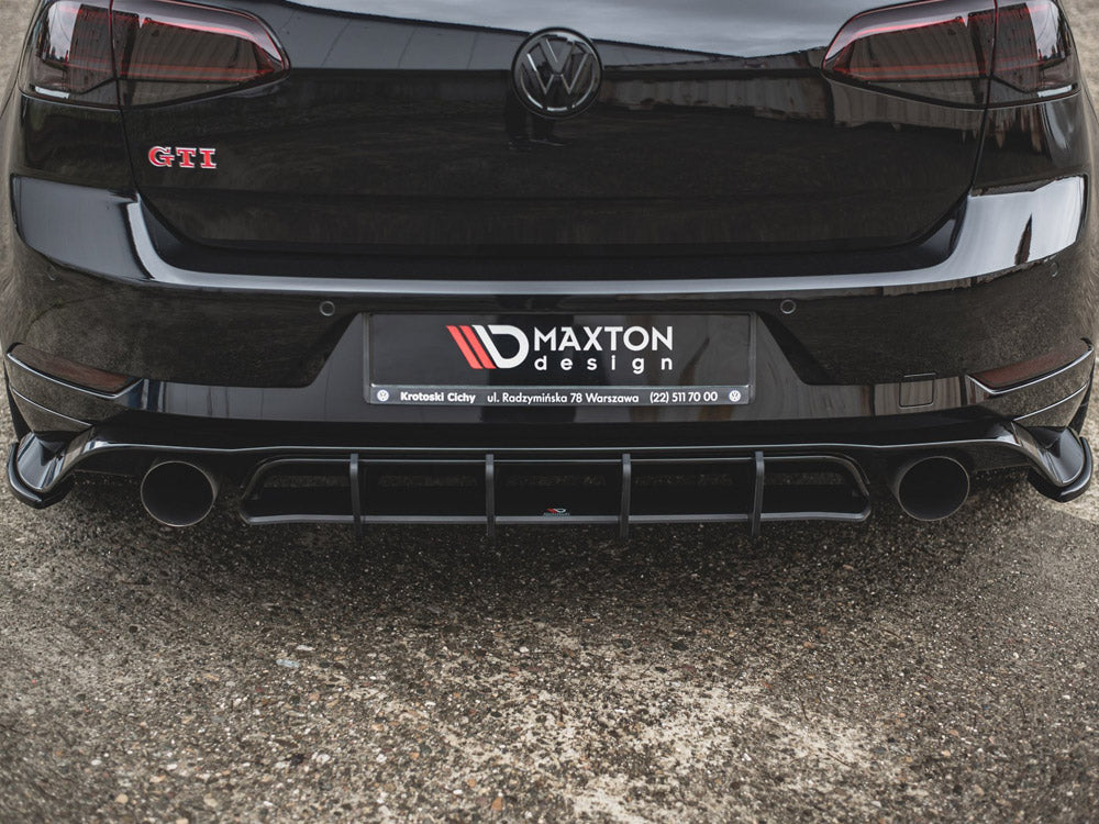 Maxton Design Street PRO Rear Diffuser VW Golf MK7.5 GTI TCR - VWGO7FGTITCRCNC-RS1B - Image 2