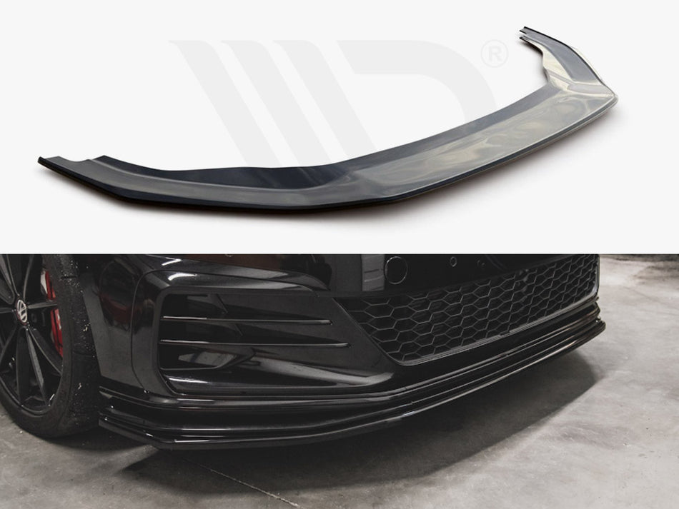 MAXTON DESIGN Front Splitter VW Golf MK7.5 GTI TCR - Textured