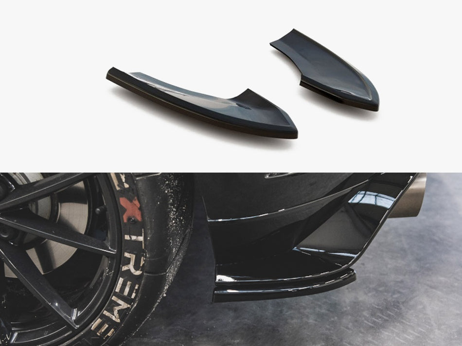 Rear Side Splitters VW Golf 7 GTI TCR - Textured