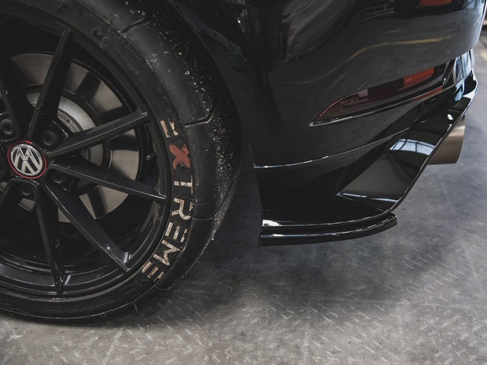 Maxton Design Rear Side Splitters VW Golf 7 GTI TCR - Textured - VW-GO-7F-GTI-TCR-RSD1T - Image 2