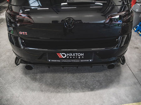 Rear Side Splitters VW Golf 7 GTI TCR - Textured