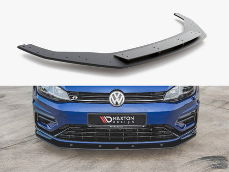 Maxton Design Street PRO Front Splitter Volkswagen Golf R / R-Line Mk7 Facelift - VWGO7FRCNC-FD2B - Image 1