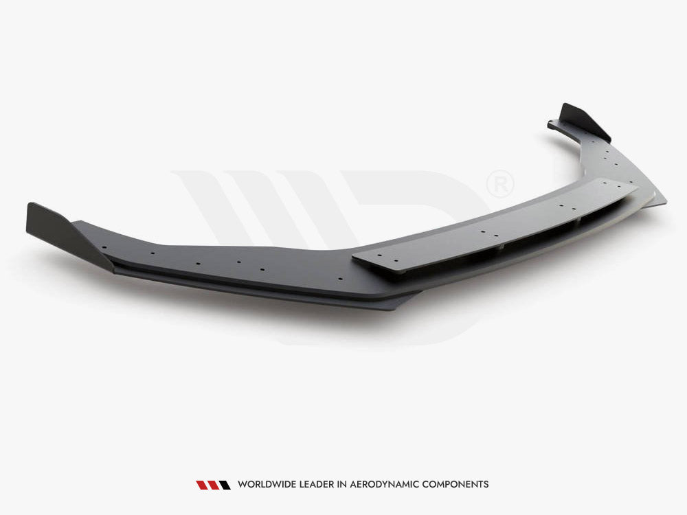 Maxton Design Street PRO Front Splitter + Flaps Volkswagen Golf R / R-Line Mk7 Facelift - VWGO7FRCNC-FD2B+FSF1G - Image 4