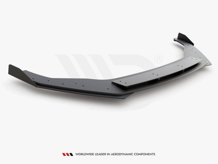 Maxton Design Street PRO Front Splitter + Flaps Volkswagen Golf R / R-Line Mk7 Facelift - VWGO7FRCNC-FD2B+FSF1G - Image 4