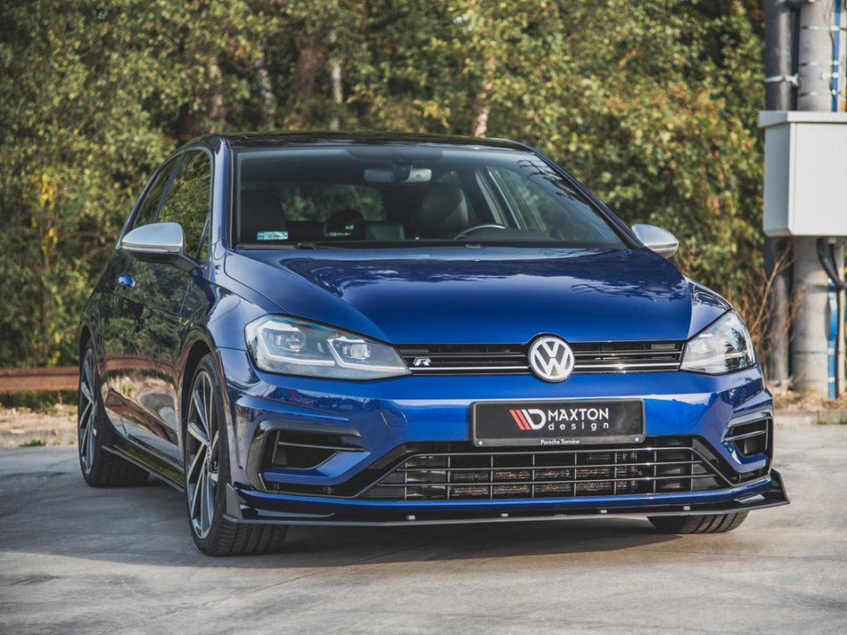 Maxton Design Street PRO Front Splitter V.2 Volkswagen Golf R / R-Line Mk7 Facelift - VWGO7FRCNC-FD3B - Image 2