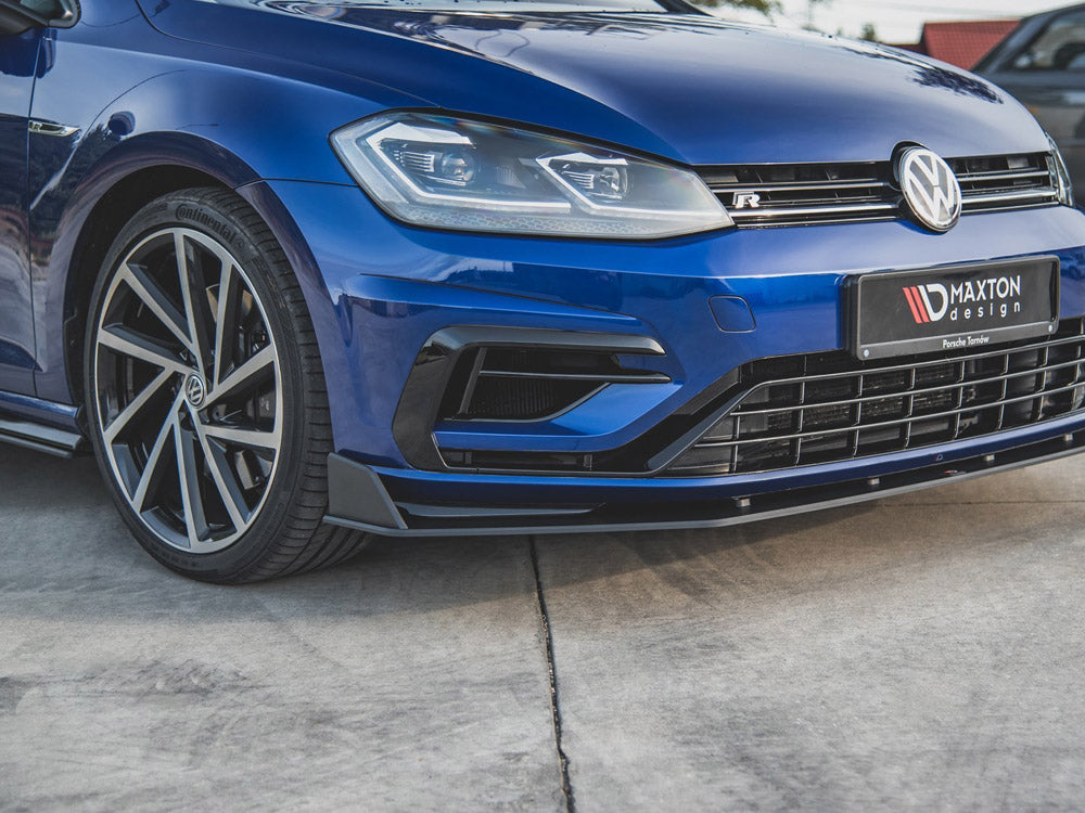Maxton Design Street PRO Front Splitter V.2 Volkswagen Golf R / R-Line Mk7 Facelift - VWGO7FRCNC-FD3B - Image 3