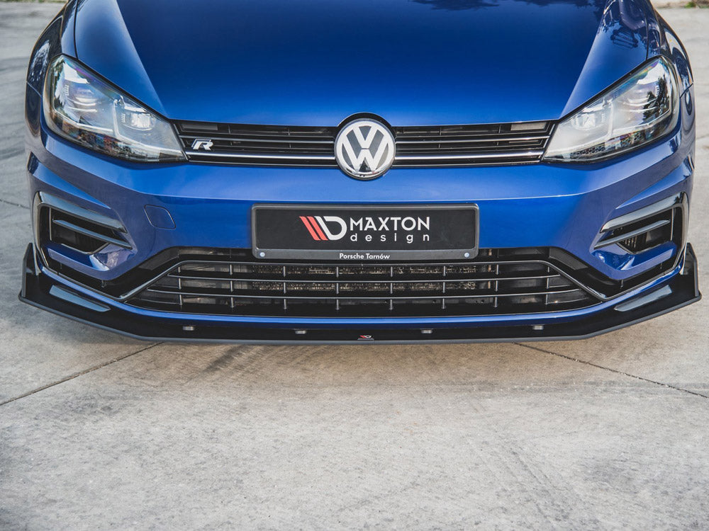 Maxton Design Street PRO Front Splitter V.2 Volkswagen Golf R / R-Line Mk7 Facelift - VWGO7FRCNC-FD3B - Image 4