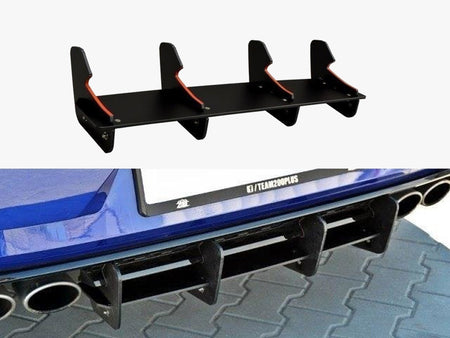 Maxton Design Rear Diffuser Volkswagen Golf R Mk7 Facelift - VW-GO-7F-R-CNC-RS1A - Image 1