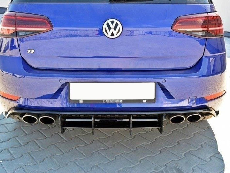 Maxton Design Rear Diffuser Volkswagen Golf R Mk7 Facelift - VW-GO-7F-R-CNC-RS1A - Image 2