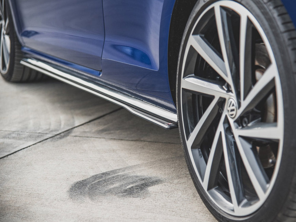 Maxton Design Street PRO Side Skirts Diffusers Volkswagen Golf R / R-Line Mk7 Facelift - VWGO7FRCNC-SD2B - Image 3