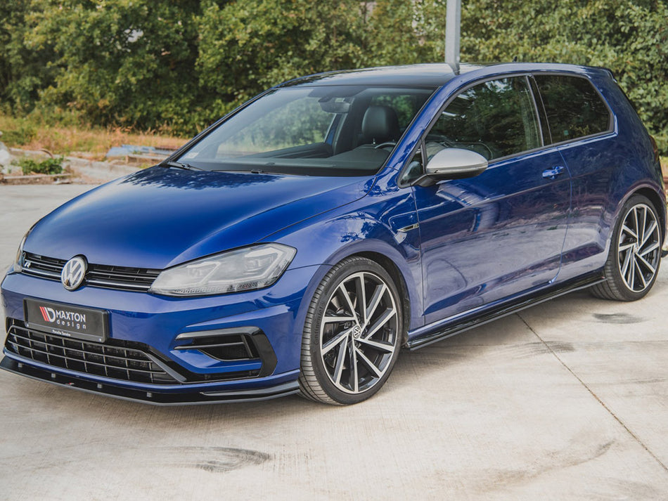 Maxton Design Street PRO Side Skirts Diffusers Volkswagen Golf R / R-Line Mk7 Facelift - VWGO7FRCNC-SD2B - Image 2