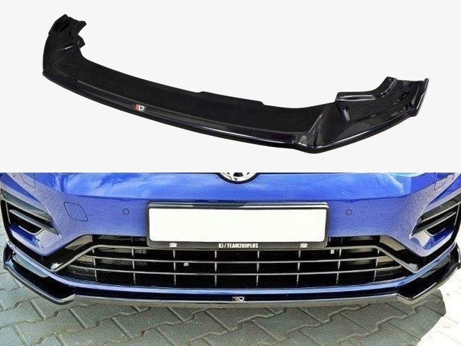 Maxton Design Front Splitter V.2 Volkswagen Golf R / R-Line Mk7 Facelift