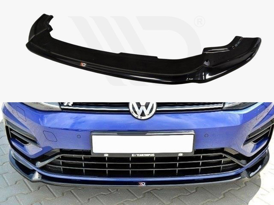 MAXTON DESIGN Front Splitter V.3 VW Golf 7 R / R-Line Facelift - Textured