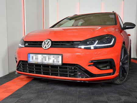 Front Splitter V.7 Volkswagen Golf R / R-Line Mk7 Facelift