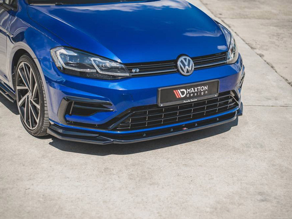 Maxton Design Front Splitter V.9 Volkswagen Golf R / R-Line Mk7 Facelift - VW-GO-7F-R-FD9G - Image 4