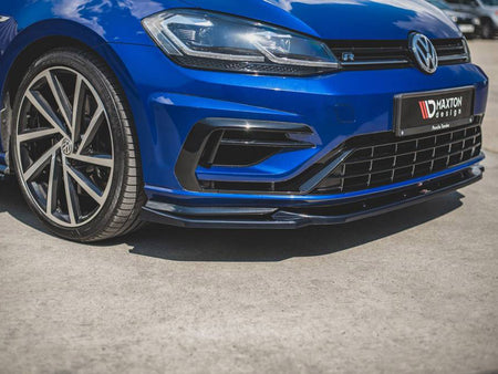 Maxton Design Front Splitter V.9 Volkswagen Golf R / R-Line Mk7 Facelift - VW-GO-7F-R-FD9G - Image 5