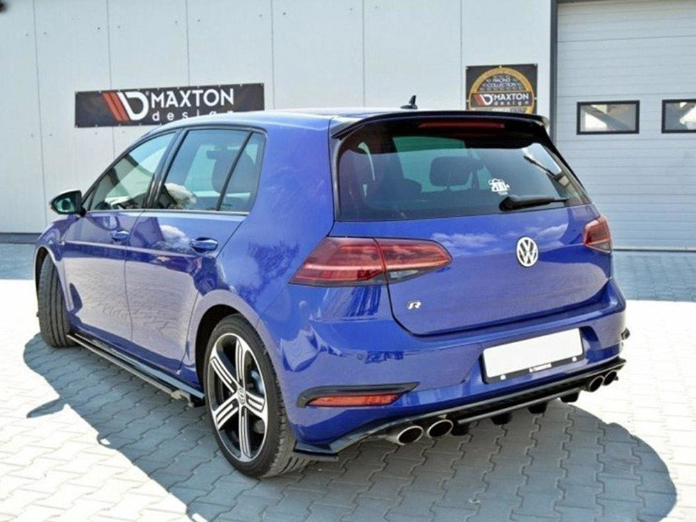 Maxton Design Rear Splitter Volkswagen Golf R / R-Line Hatchback Mk7 Facelift - VW-GO-7F-R-RS2G - Image 2