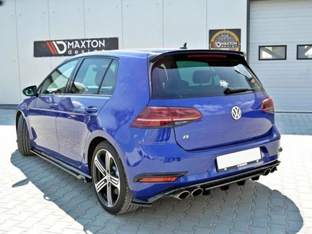 Maxton Design Rear Splitter Volkswagen Golf R / R-Line Hatchback Mk7 Facelift - VW-GO-7F-R-RS2G - Image 2