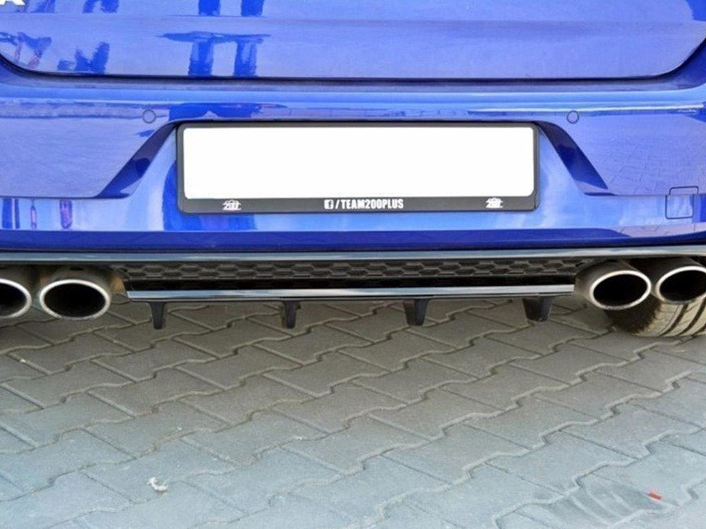 Maxton Design Rear Splitter Volkswagen Golf R / R-Line Hatchback Mk7 Facelift - VW-GO-7F-R-RS2G - Image 3