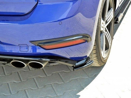 Rear Frames For Lights VW Golf 7 R / R-Line Facelift - Carbon Look