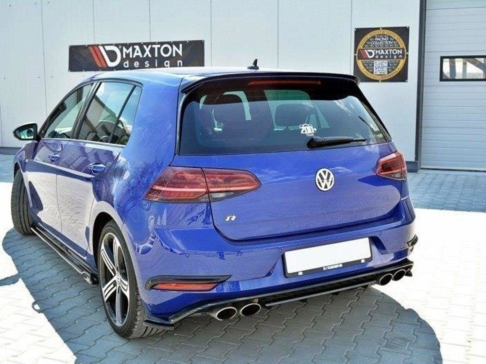 Maxton Design Rear Frames For Lights VW Golf 7 R / R-Line Facelift - Carbon Look - VW-GO-7F-R-RV1C - Image 4