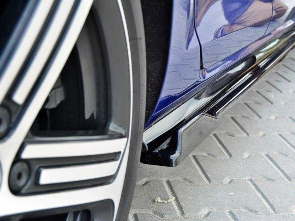 Maxton Design Side Skirts Diffusers V.1 Volkswagen Golf R / R-Line Mk7 Facelift - VW-GO-7F-R-SD1G - Image 3