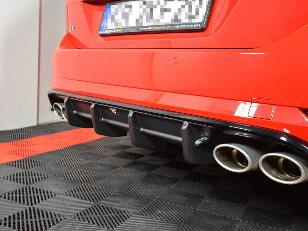 Maxton Design Rear Valance Volkswagen Golf R Variant Mk7 Facelift - VW-GO-7F-R-VA-RS1G - Image 4